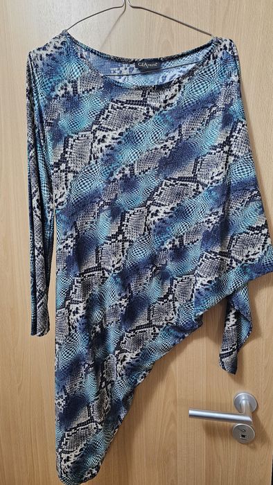 Rochie mini/ bluză lucioasă 36-38