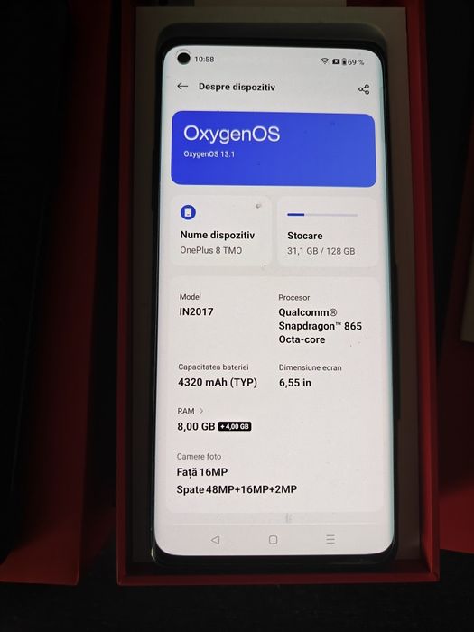 Oneplus 8 5G utilizat