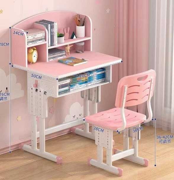 Детский регулируемый стол со стулом 70x50 см