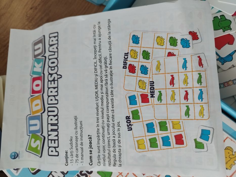 Joc Sudoku pentru Preșcolari