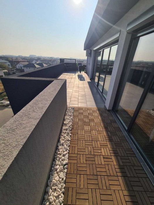penthouse 110m2 full open space, 2 locuri parcare, Bragadiru IF