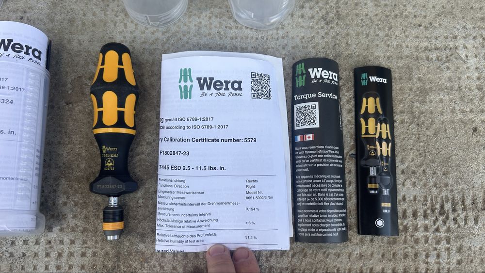 Surubelnita Torque Wera 7445 ESD