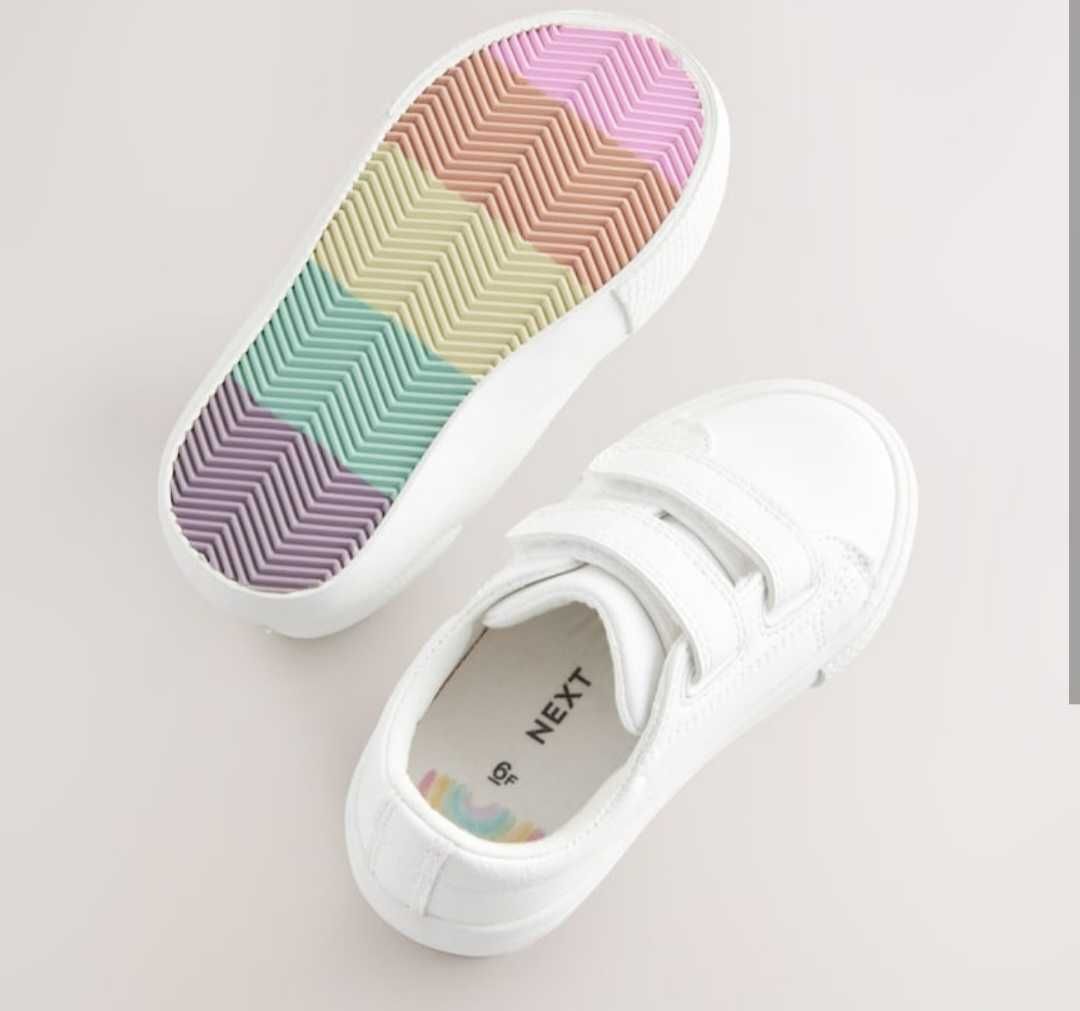 Sneakersi albi, Next, noi, cu eticheta, marimea 24