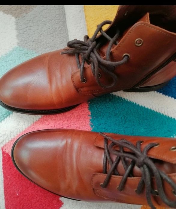 Ghete piele mărimea 43, 27.5 cm interior