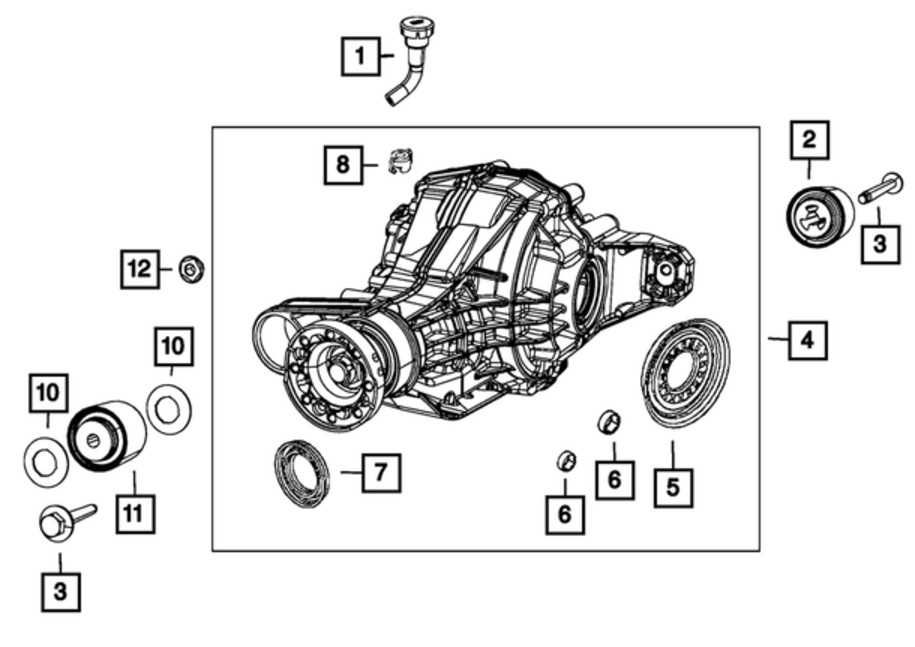 Заден Диференциал за Grand Cherokee 3.0 CRD / Durango 5.7