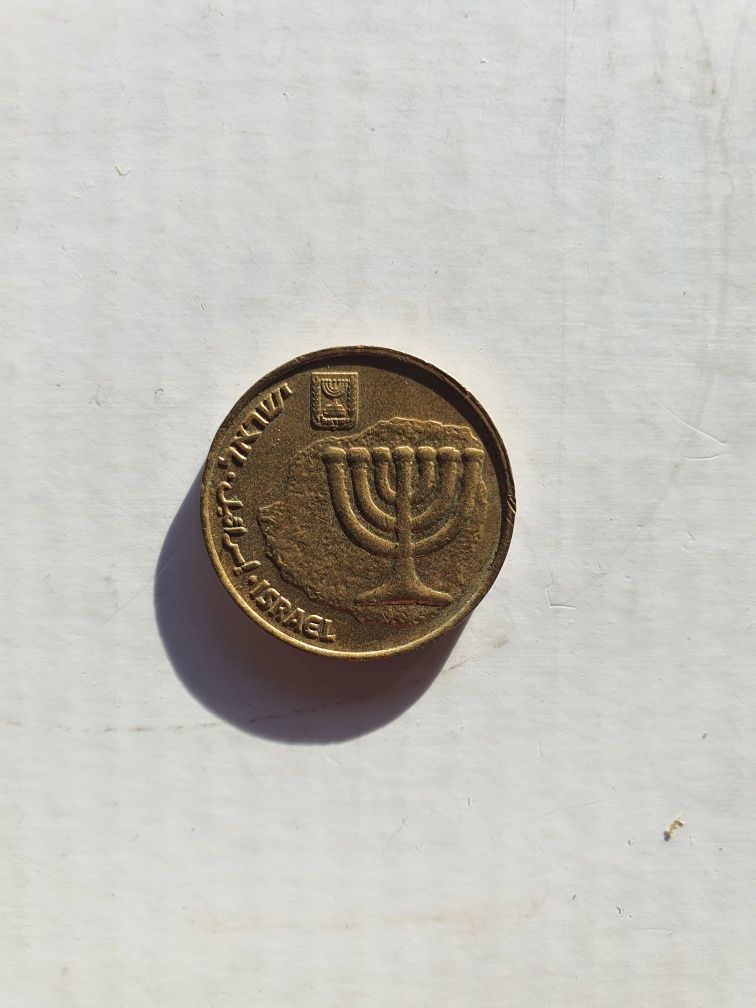 Monedă Israel 10 Agorot