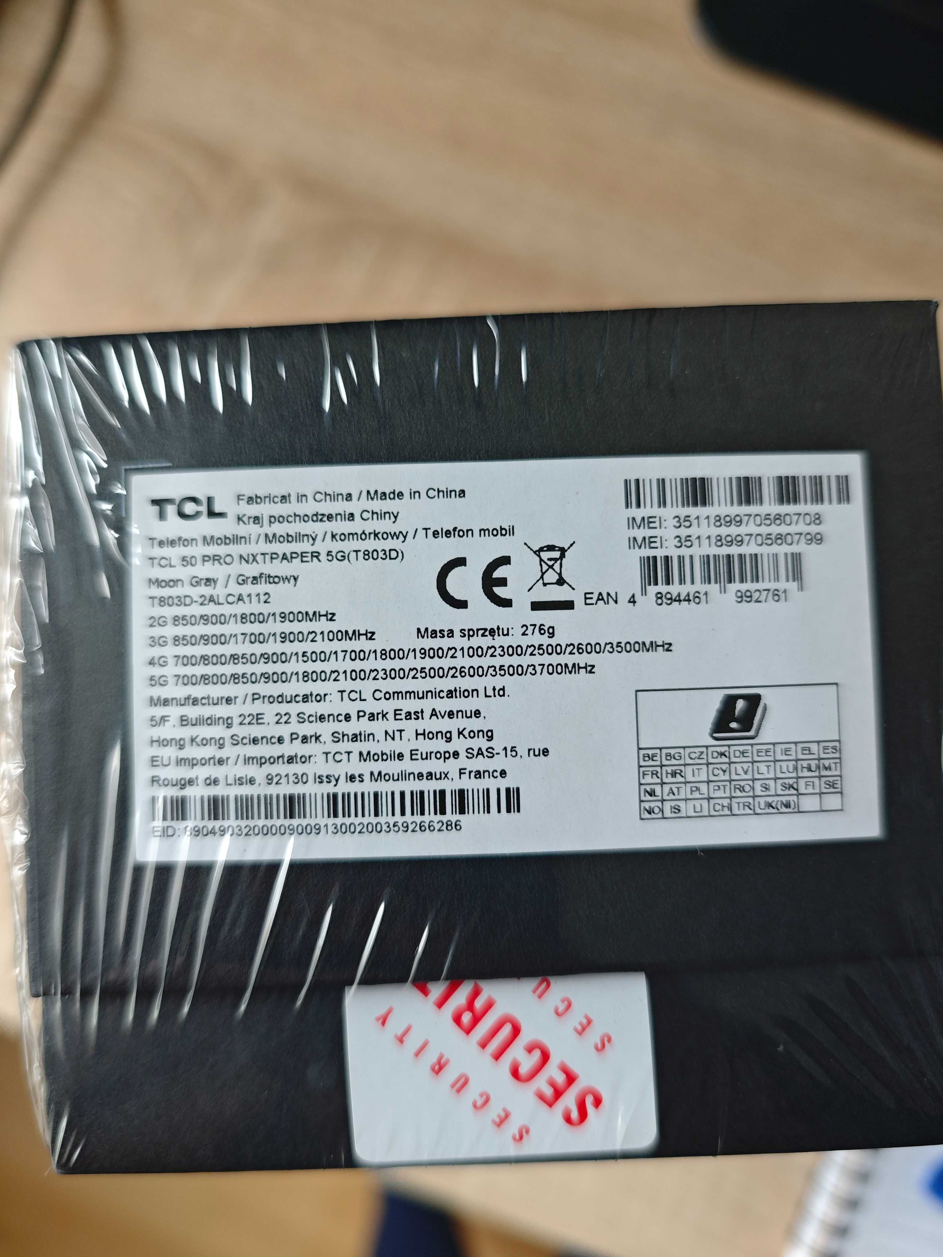Чисто нов смартфон TCL - 50 Pro  512GB/8GB (NXTPAPER 5G)