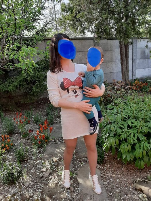 Rochie tricot foarte finuta, marime S-M