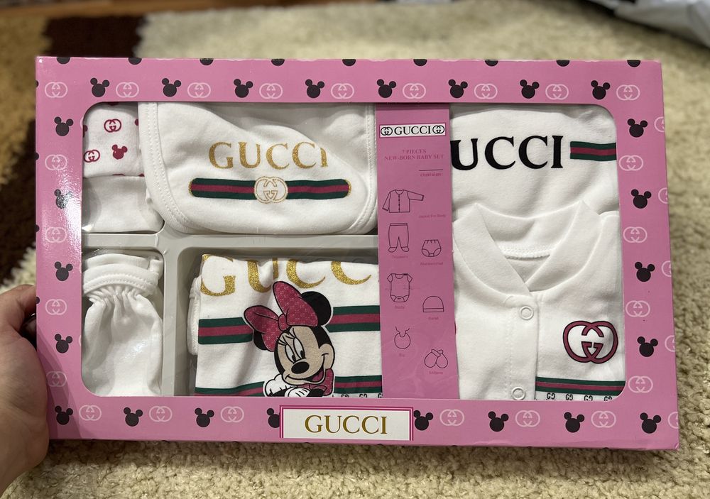 Set nou nascuti Karl lagerfeld/Gucci/Moschino