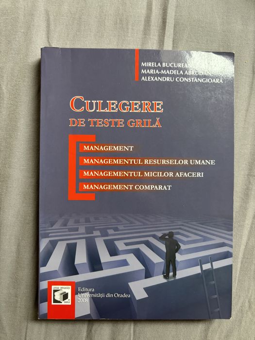 culegere teste grila Management