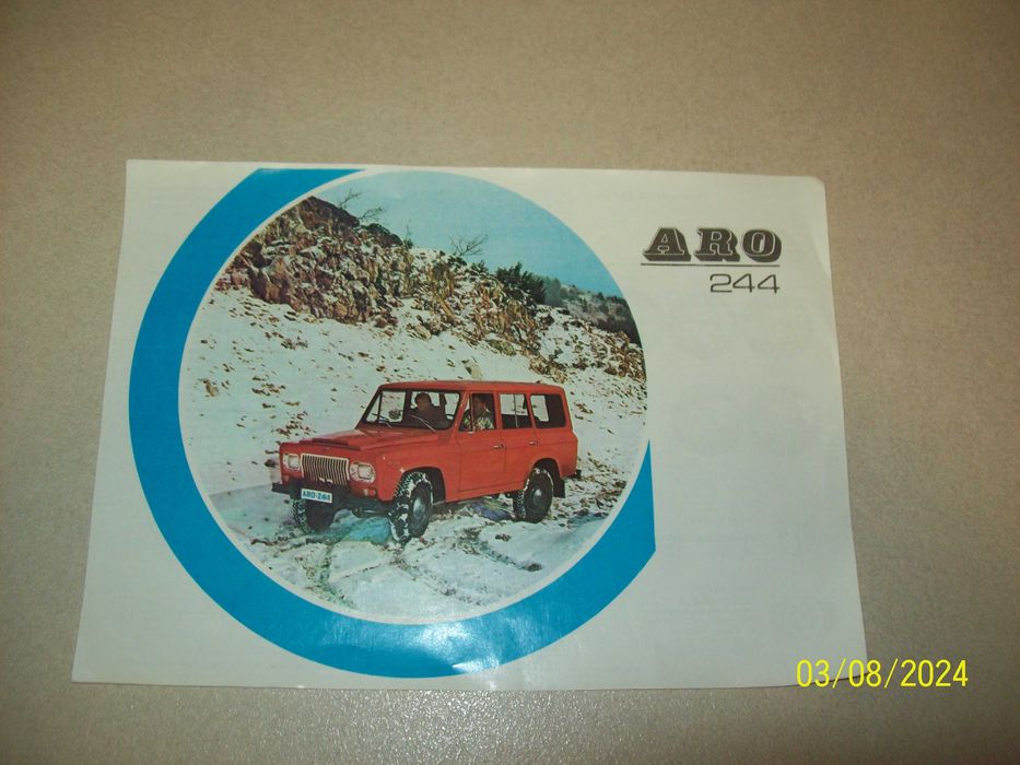 Pliant vechi auto epoca Aro 244 lb germana