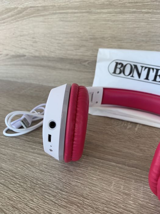 Слушалки със светлина (розов )Bontempi