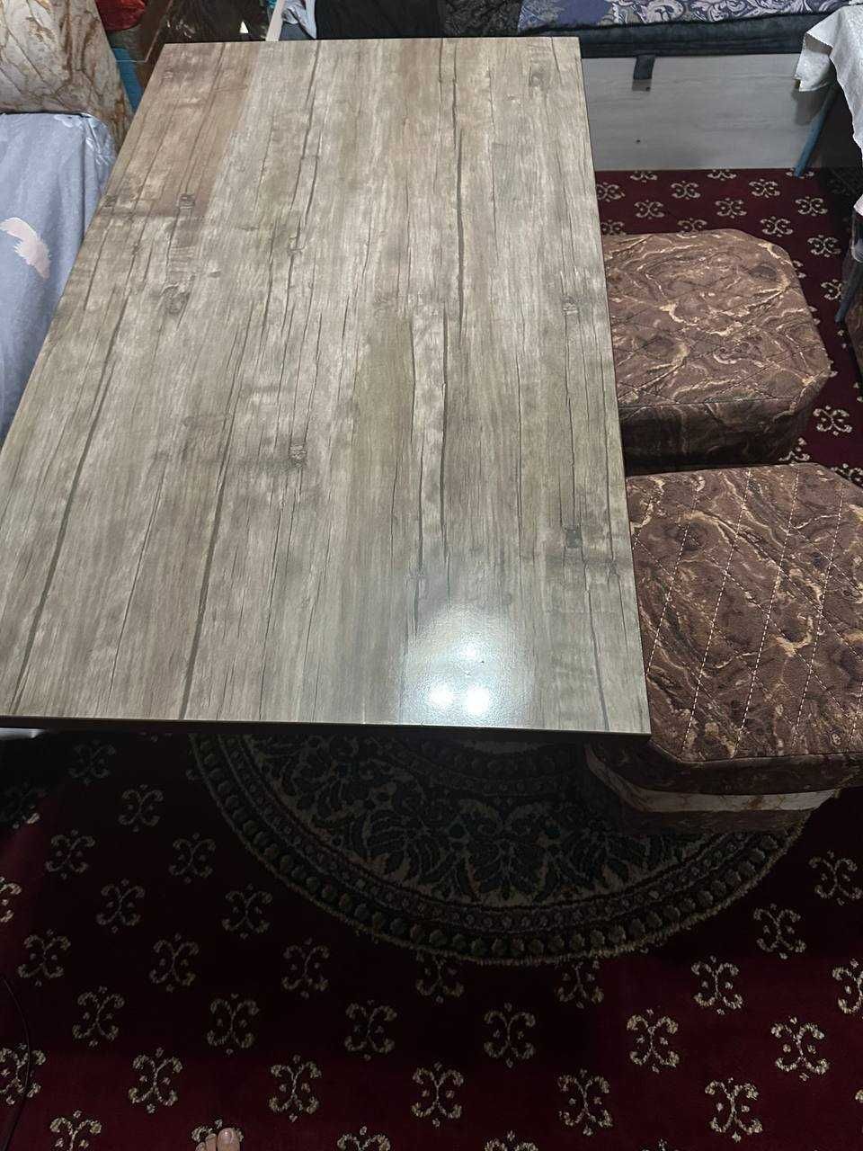 Шкаф, Уголок + стол + 2 пуфик, Трюмо