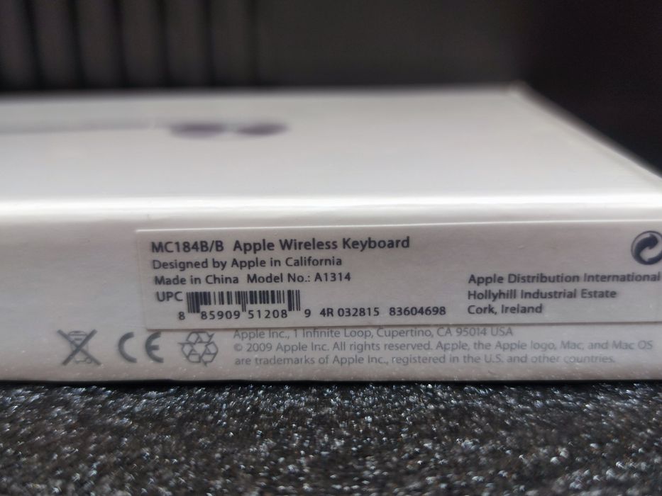 Чисто нова Аpple keyboard mc184b/b A1314