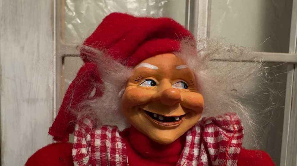 Винтидж коледна беззъба баба:) Норвегия.