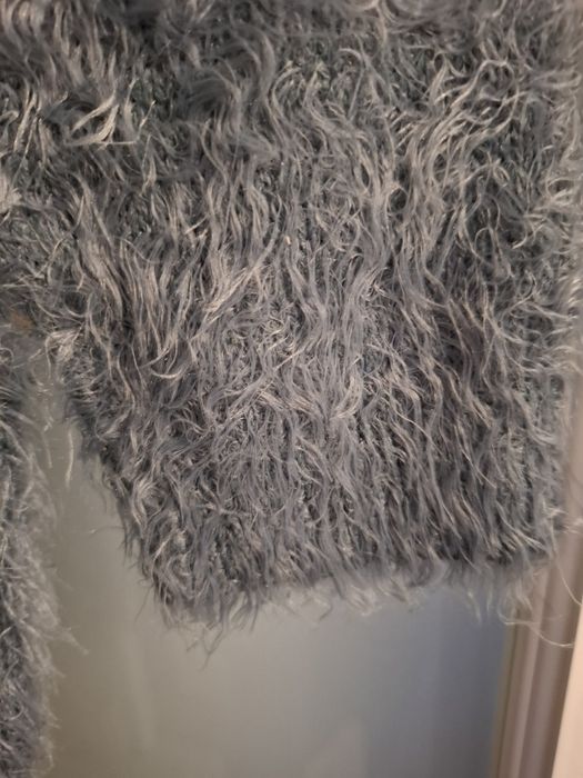 Pulover UpFashion gri turcoaz M