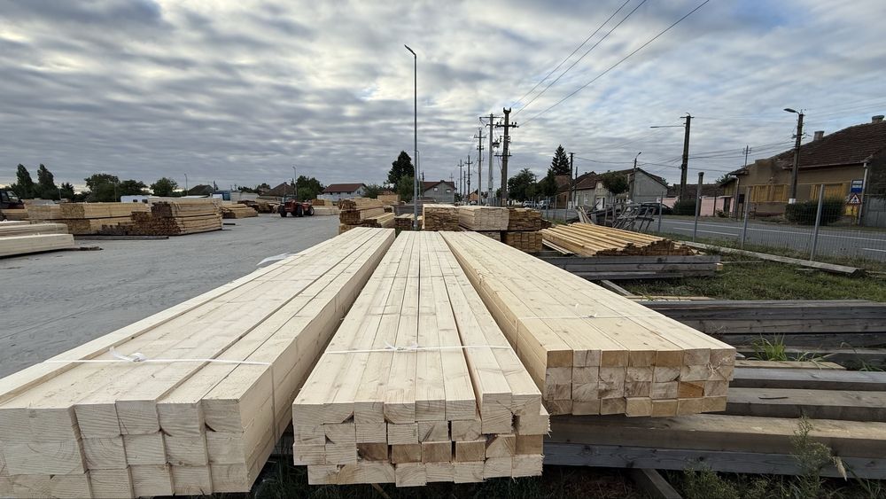 Cherestea molid/brad – grinzi, rigle, scândură – de la 800 lei/mc