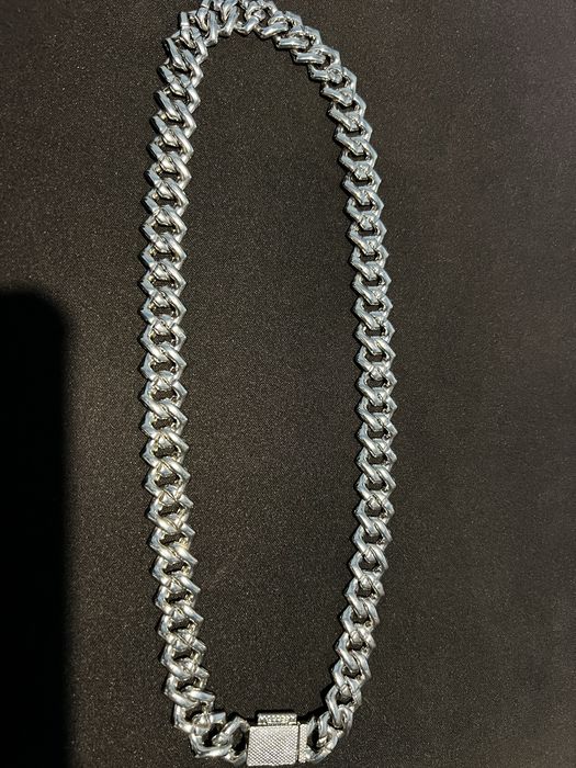 Lanț cuban silver