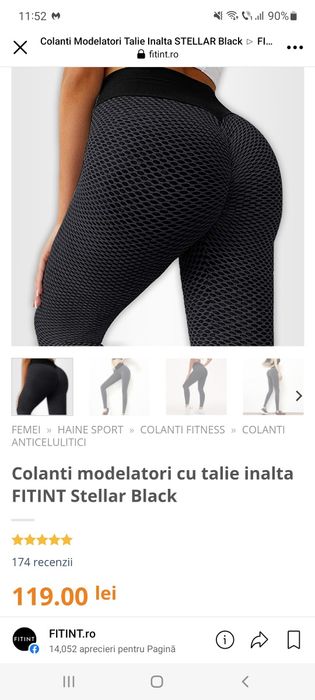 Colanti modelatori cu talie inalta FITINT Stellar Black