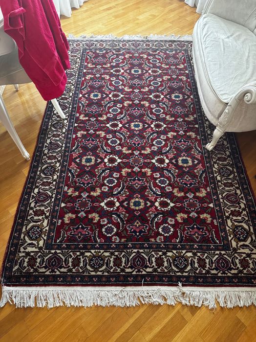 Туркменский ковер 250 х 150 см, после химчистки