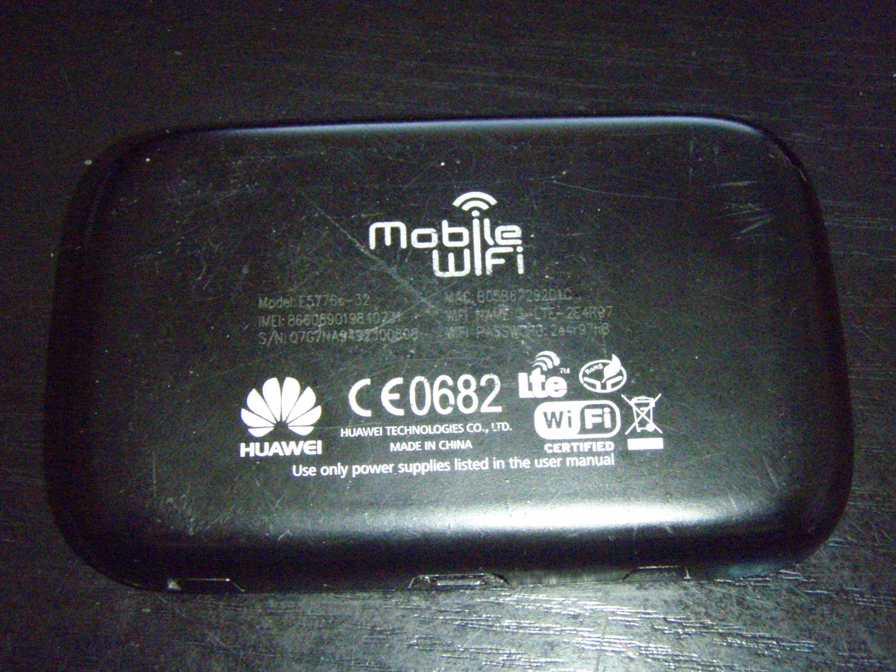 Router portabil 4G 150Mbps Huawei E5776 liber de retea, bateria 8 ore