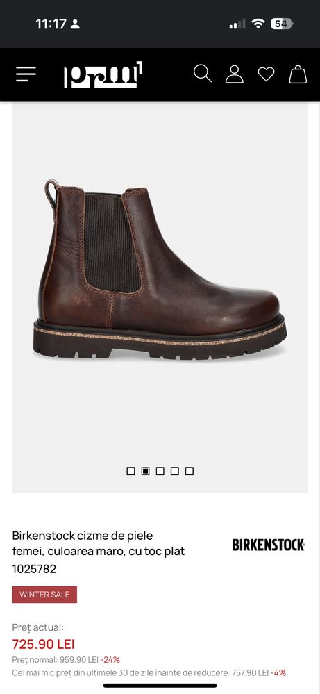 Bocanci/ghete Birkenstock