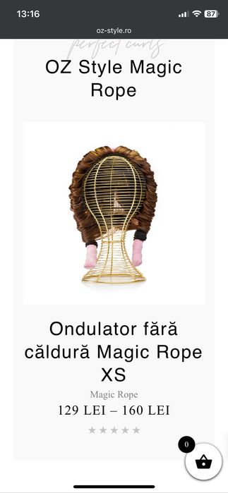 Vând ondulator fără căldură