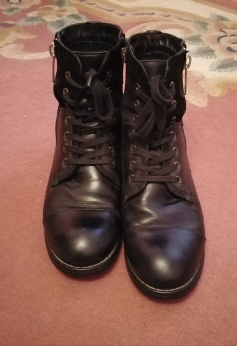 Botine dama din piele