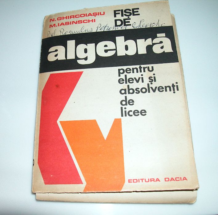 Fise de algebra. Pregatire pentru bac