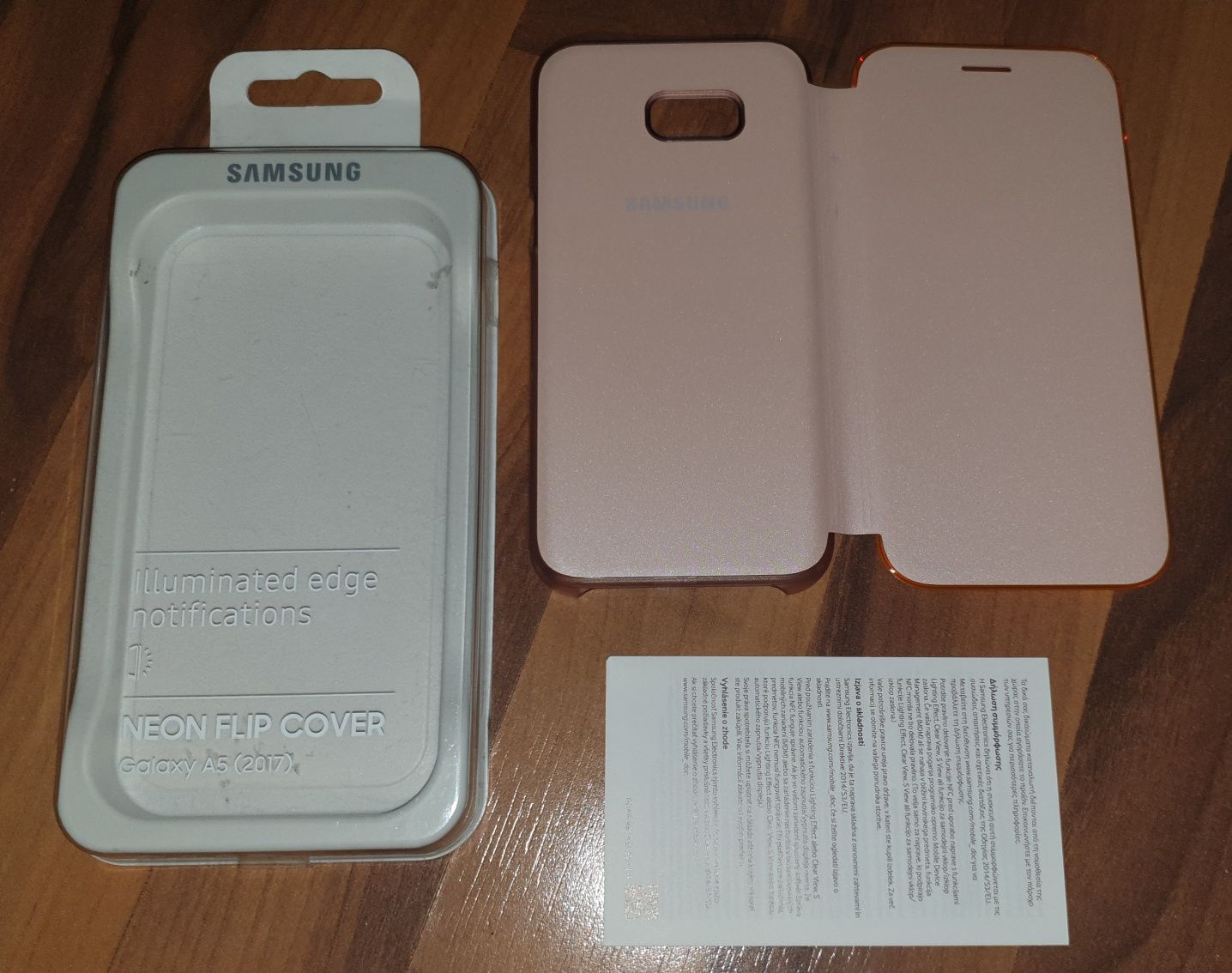 Husa flip smart activa originala Samsung Neon Flip Cover A5 2017 A520