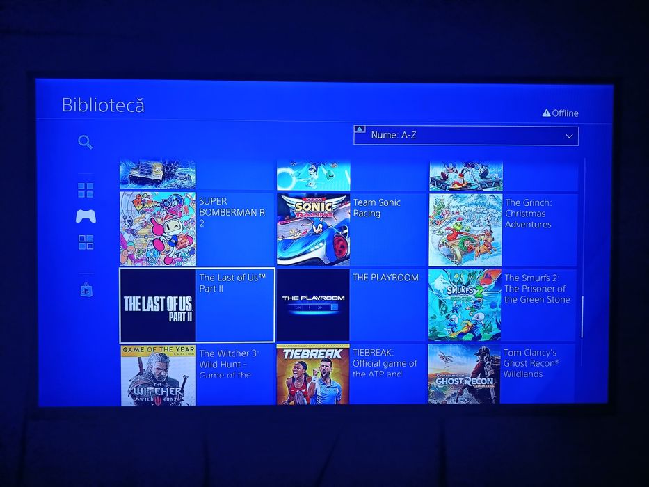 PlayStation 4/PS4 Slim 2TB Modat (60 cele mai Noi Jocuri)