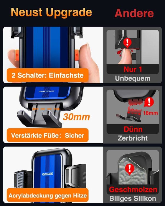 Suport pentru telefon auto pentru ventilatie, f pentru iPhone , samsun