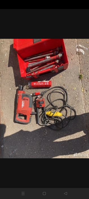 Хилти. Алмазное буровой.