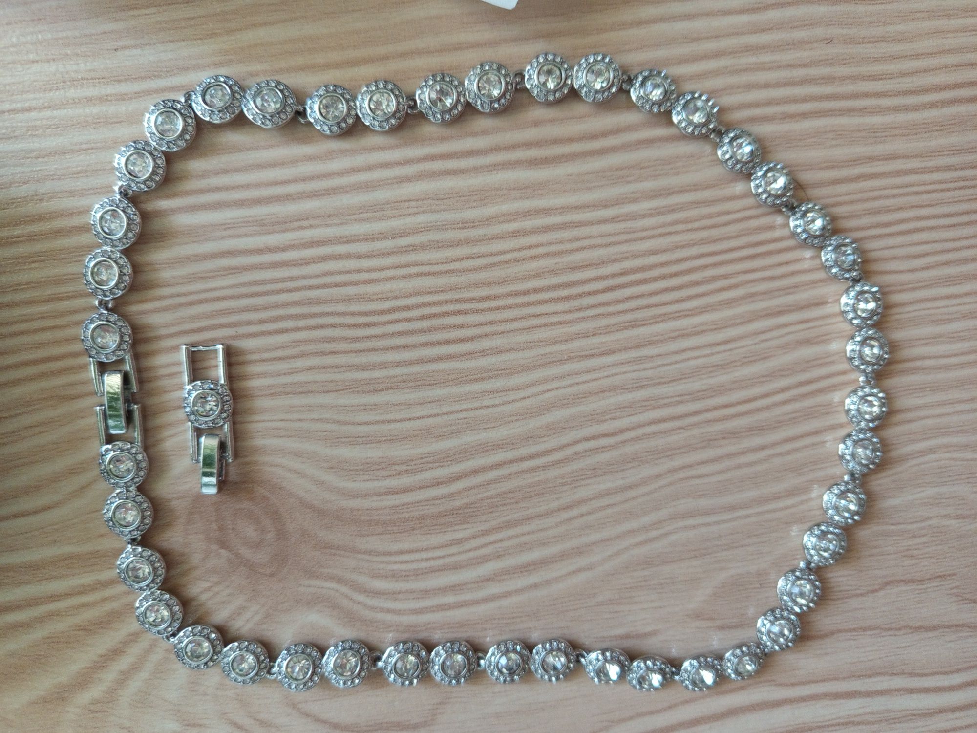 Lanț Swarovski silver