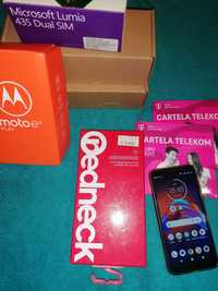 Telefon Smartphone Motorola Dual SIM, 2 cartele Telekom noi sigilate
