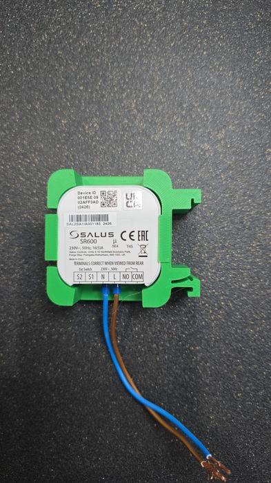 Adaptor / suport sina DIN releu Salus SR600