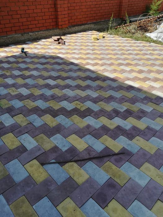 Укладка брусчатка