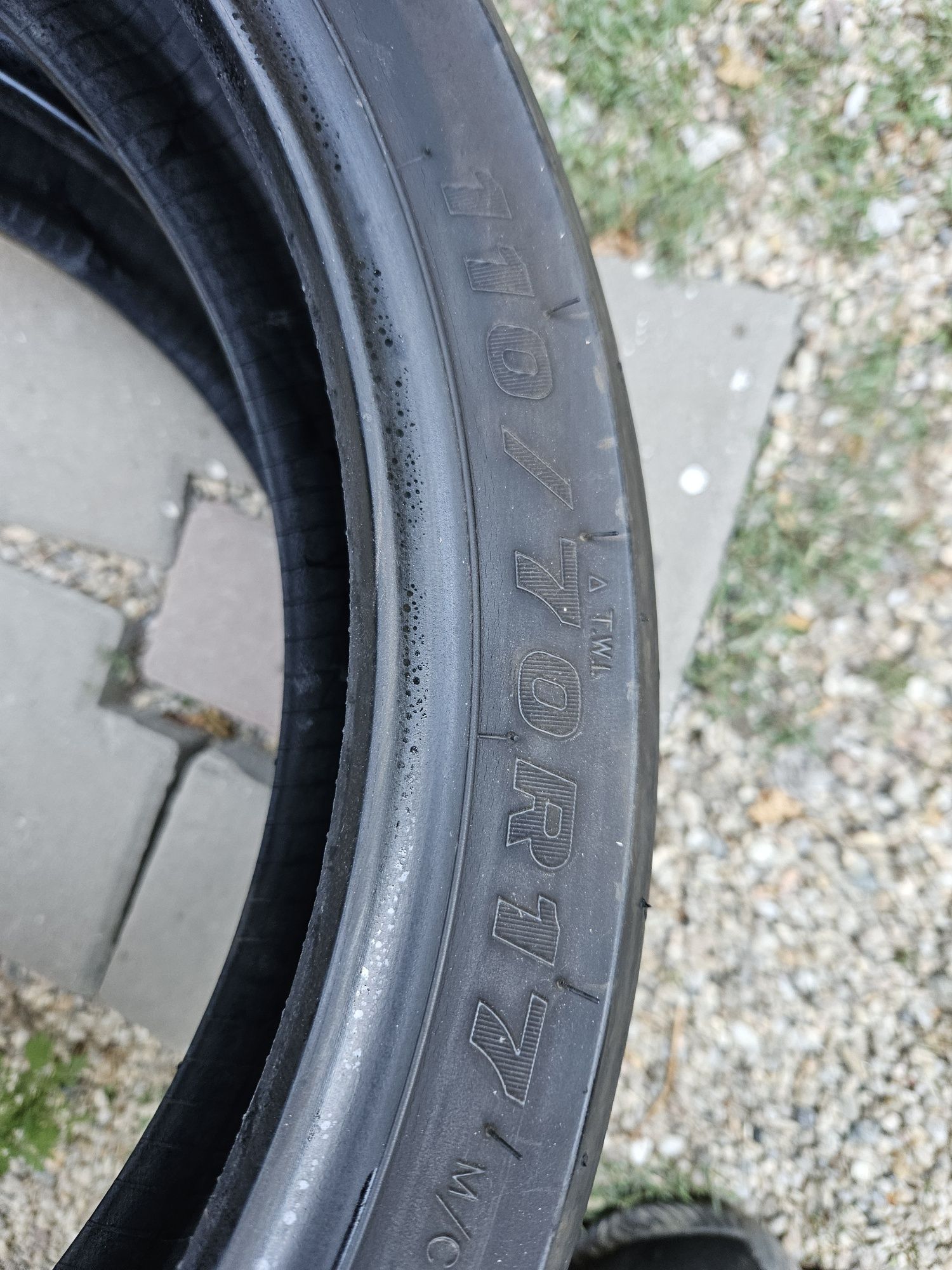 Set cauciucuri moto 110/70/R17 & 140/60/R17 Michelin Road 4