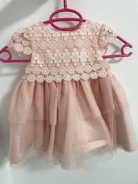 Бебешка рокля Mayoral за годинка, розова