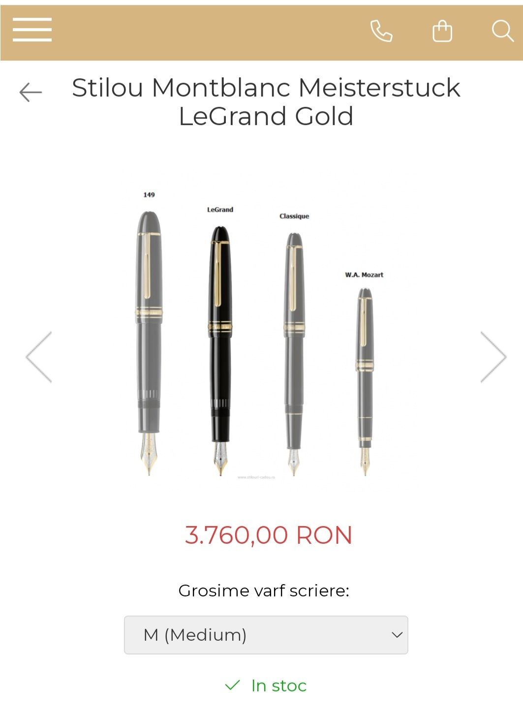 Stilou Montblanc Meisterstruck 146 Legrand