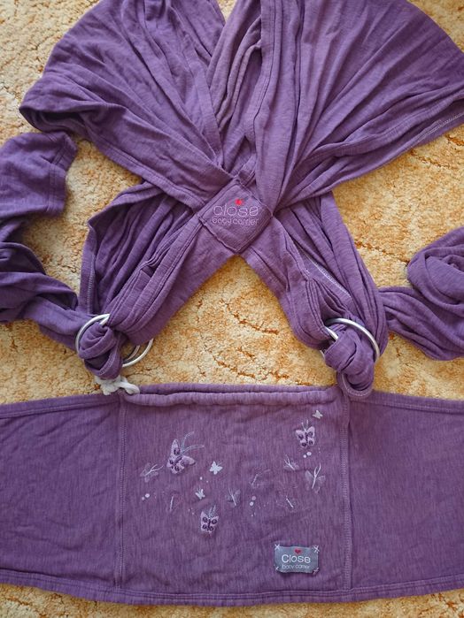 Хибриден еластичен слинг Close Caboo, най-лесният за начинаещи