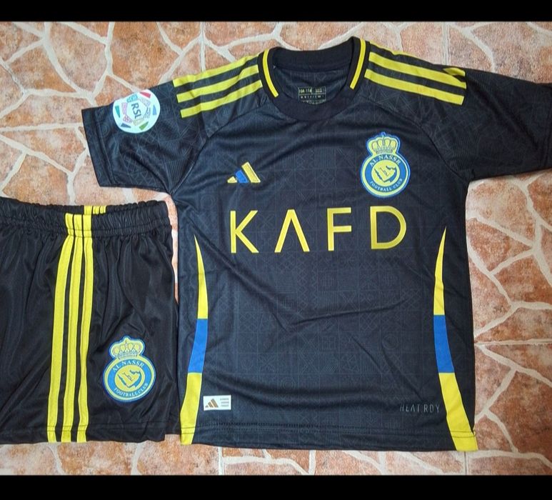 CR7 детско юношески футболни екипи НОВО сезон 2025-26 год. Ал Насър