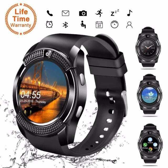 ***ПРОМОЦИЯ*** Смарт часовник Smart watch V8 с bluetooth, камера и SIM