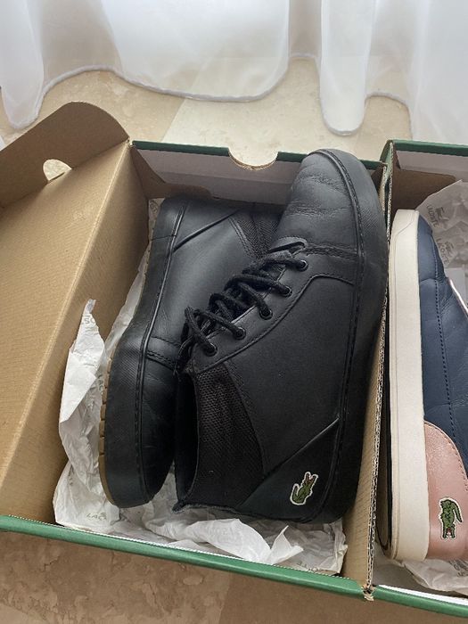 Ghete Lacoste piele naturala || Ghete sport