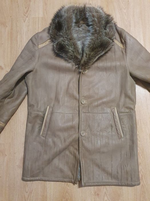 Дублёнка мужская натуральная. Размер М (46-48)