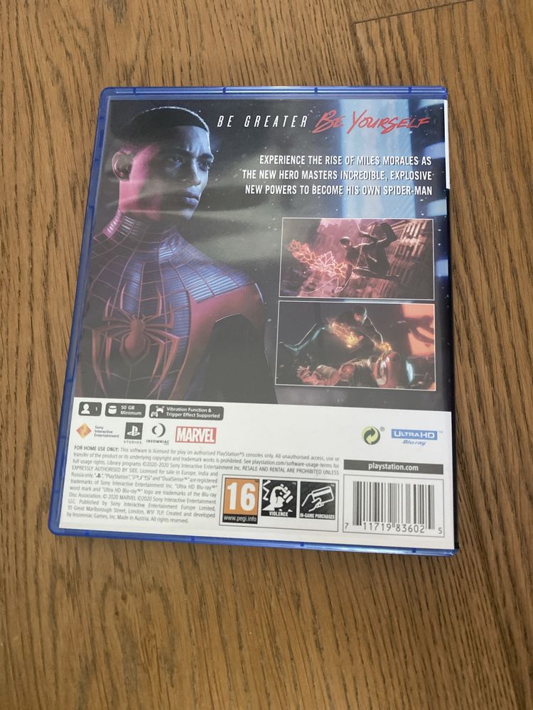 Spider man miles morales pentru ps 5