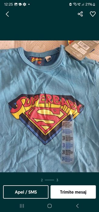 Lichidare stoc tricouri Superbaby