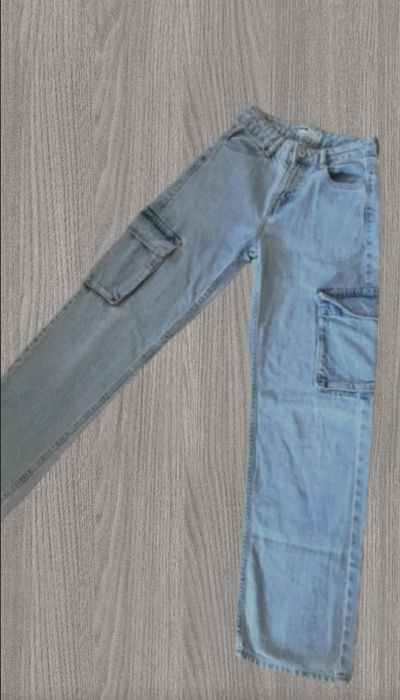 Bershka дамски карго дънки