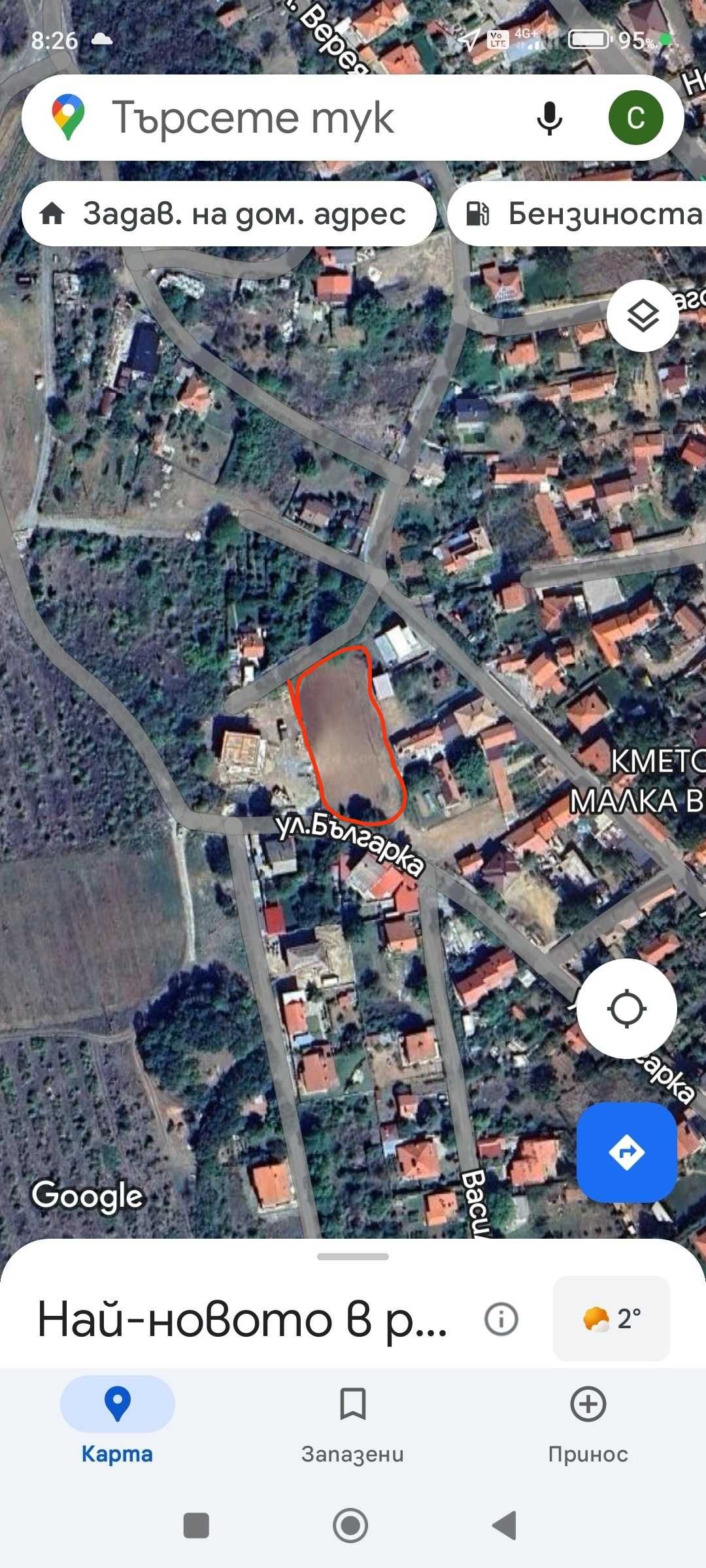 Топ Парцел в Малка Верея
