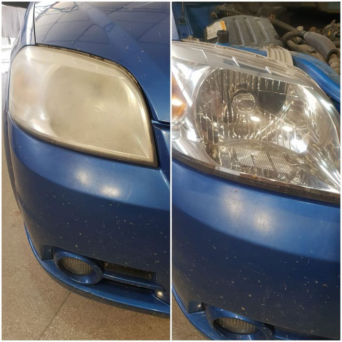 Polish faruri/ polimerizare 50 lei farul